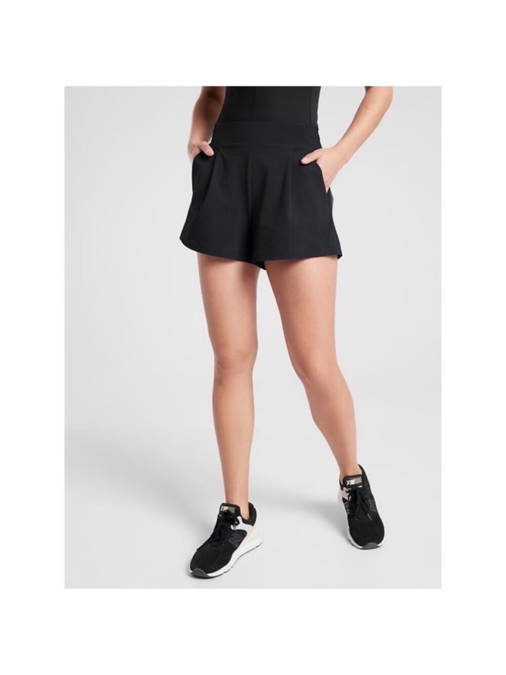Athleta Black Athletic Skort with Built-In Shorts